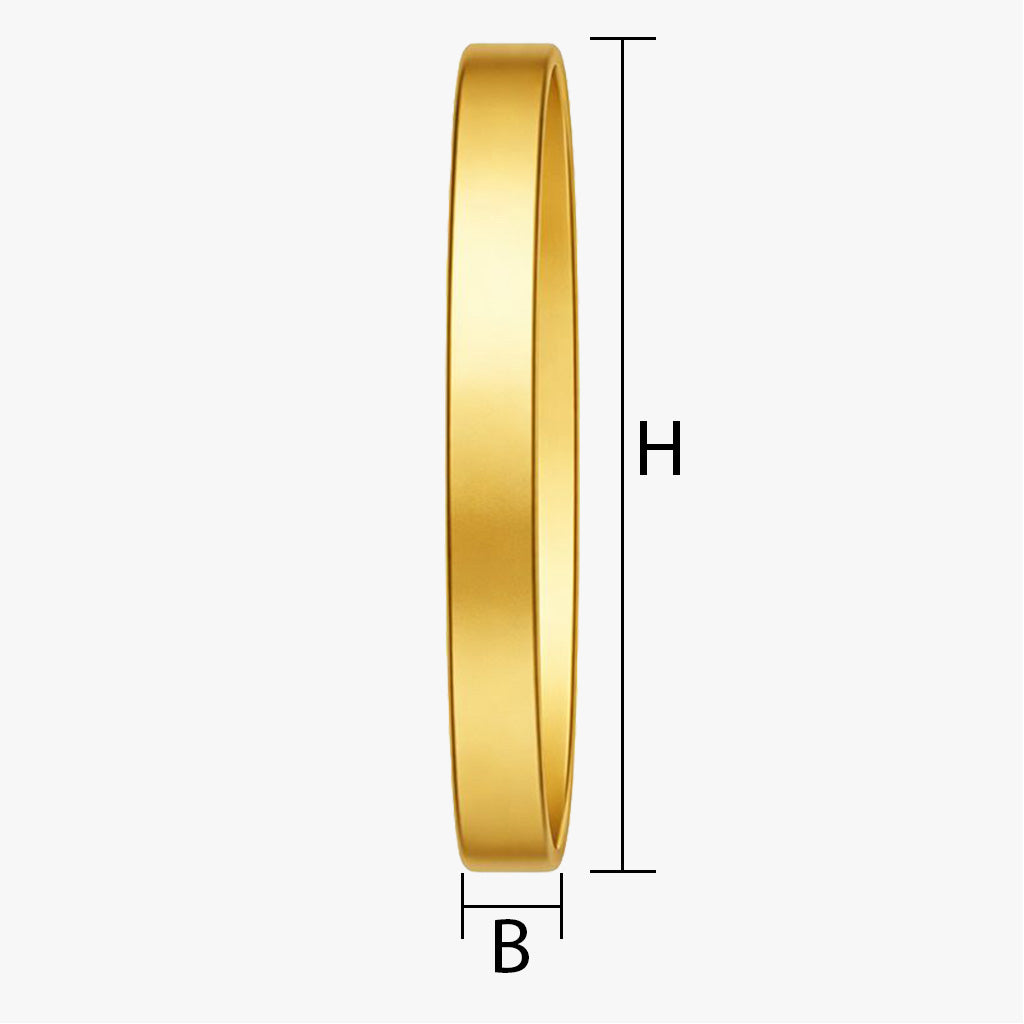 Geschlossenen Armreif vergolden lassen