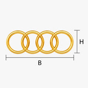 Audi Emblem vergolden lassen