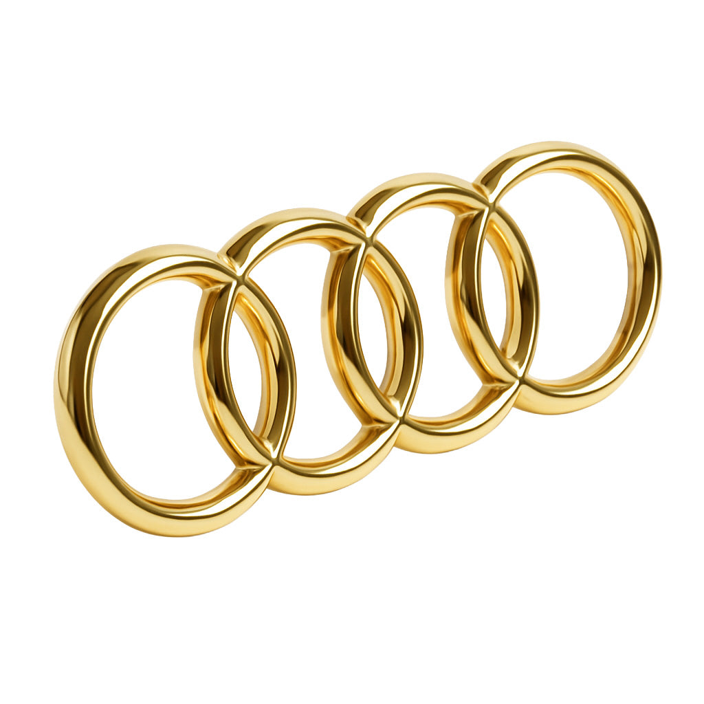 Audi Emblem vergolden lassen