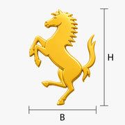 Ferrari Emblem vergolden lassen