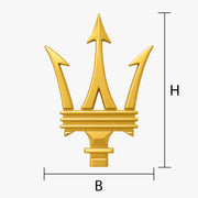Maserati Emblem vergolden lassen