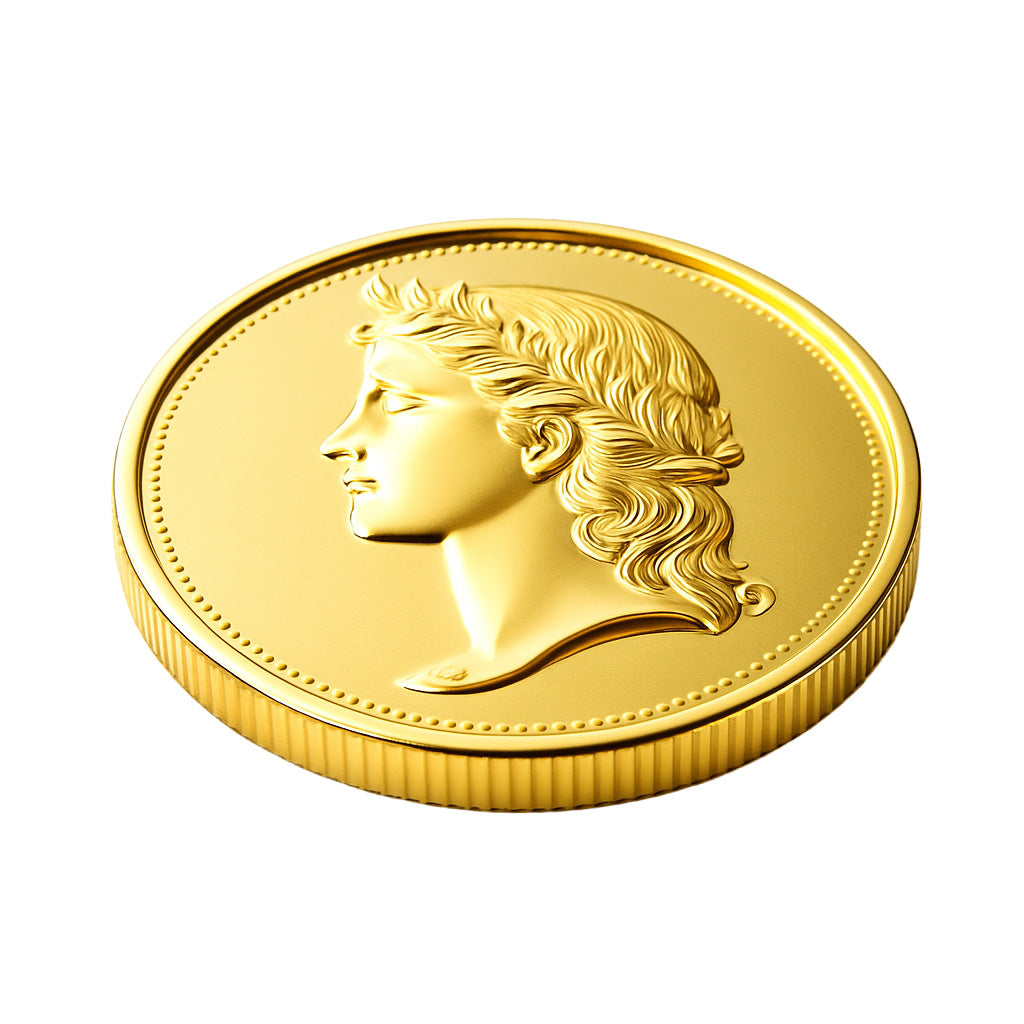 Münze vergolden lassen