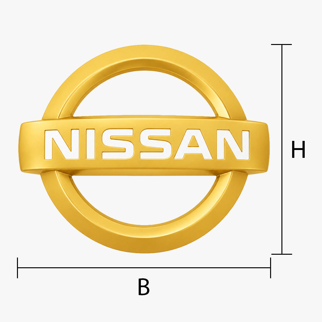 Nissan Emblem vergolden lassen