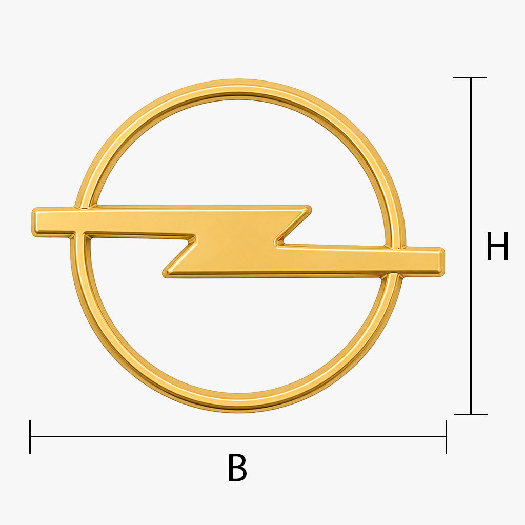 Opel Emblem vergolden lassen
