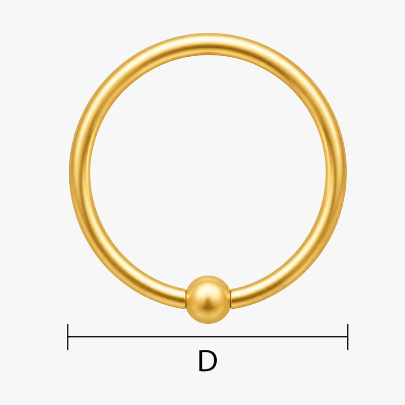 Piercing (rund) vergolden lassen