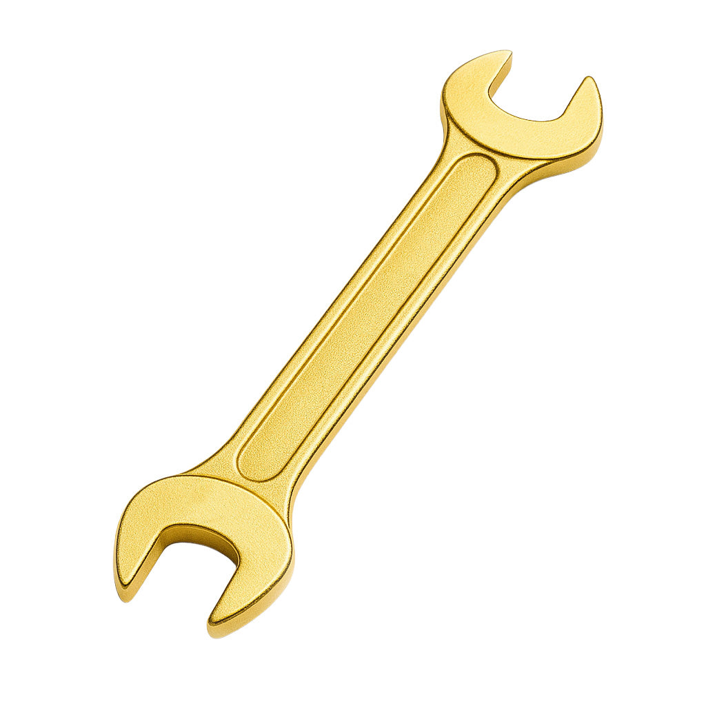 Schraubenschlüssel vergolden lassen