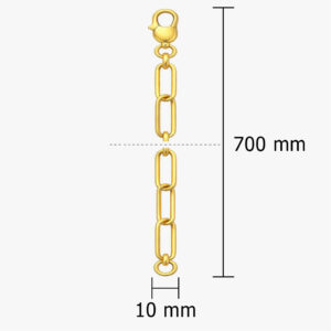 Paperclipkette vergolden lassen