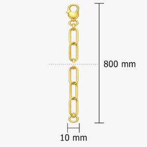 Paperclipkette vergolden lassen