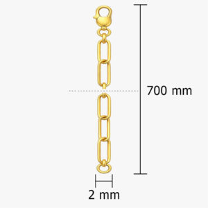 Paperclipkette vergolden lassen