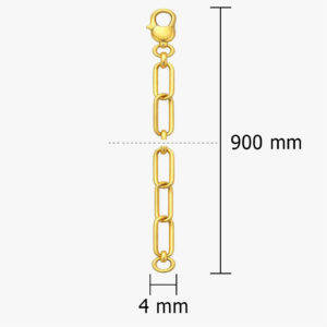 Paperclipkette vergolden lassen