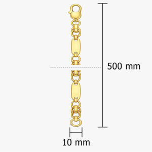 Plattenkette vergolden lassen