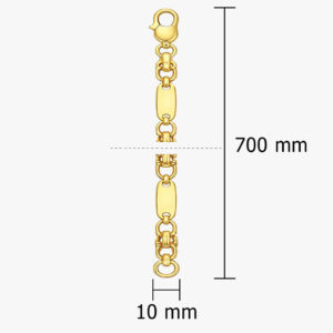 Plattenkette vergolden lassen