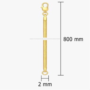 Schlangenkette vergolden lassen
