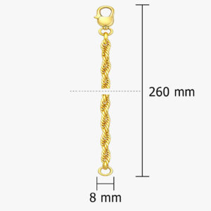 Singapurarmband vergolden lassen